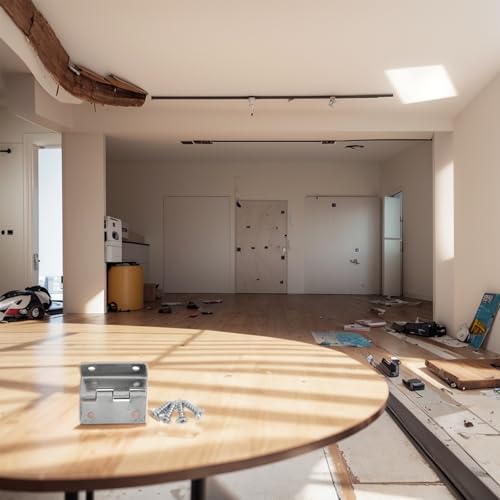 Holzkiste dreifach gefaltetes Scharnier-Set, 10 Stück/100 Stück Metall-Hardware-Set mit Schrauben für einfache Installation (10 Stück) von Honseadek