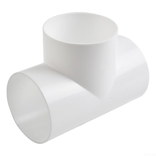 Honseadek 10,2 cm T/Y-förmiger Kanalverbinder für Abluftventilator-Belüftung, auslaufsicherer Verteiler aus ABS für Frischluftkanalrohre und flexiblen Schlauch, verdicktes, geruchloses Material für Honseadek 10,2 cm T/Y-förmiger Kanalverbinder für Abluftventilator-Belüftung, auslaufsicherer Verteiler aus ABS für Frischluftkanalrohre und flexiblen Schlauch, verdicktes, geruchloses Material für von Honseadek