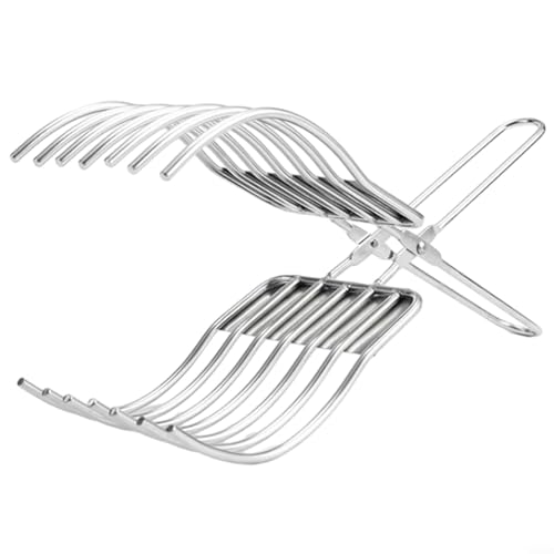 Honseadek 28 x 9,3 cm Edelstahl-Schneidezange, für Fleisch, Brot, Zwiebeln, Tomaten, zum Schneiden von Gemüse, Obst, Familien-Kochwerkzeug von Honseadek
