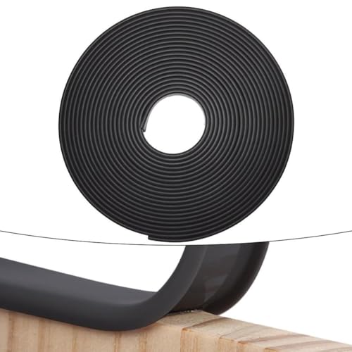 Honseadek 2M U-Form Kantenband, TPE Selbstklebende Möbelkantenleiste DIY Protector Trim für Schränke Sperrholz MDF Regale Küchenzeilen Holz Marmor (Innenkarte 25mm) von Honseadek