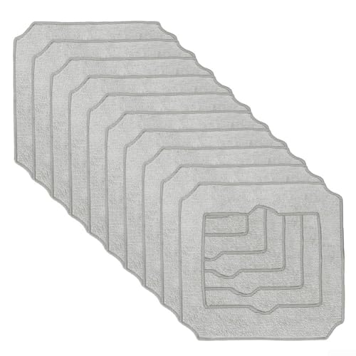Honseadek 4/10 Stück Ersatz-Wischpads für Winbot Mini, Fensterreinigungstuch, waschbarer Wischbezug für automatisierten Fensterreiniger (10 Stück) von Honseadek