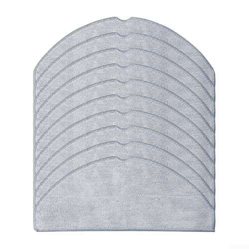Honseadek 4–10 Stück Wischmopp-Pads, Zubehör-Set für Roborock-Modelle, Staubsauger, Ersatzteile, Wischen, Kleidung, waschbare Tücher (10 Stück) von Honseadek