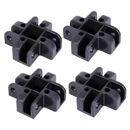 Honseadek 4 Stück 4-Wege-Pop-Up-Pavillon-Überdachungs-Mittelverbinder für 34 × 34 mm Vierkantrohre, wetterbeständige Zeltrahmenverbindung, schnelle Schraubmontage, stabile Passform, schwarz (obere Honseadek 4 Stück 4-Wege-Pop-Up-Pavillon-Überdachungs-Mittelverbinder für 34 × 34 mm Vierkantrohre, wetterbeständige Zeltrahmenverbindung, schnelle Schraubmontage, stabile Passform, schwarz (obere von Honseadek