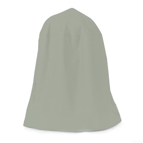 Honseadek Abdeckung für Gartenbrunnen für den Außenbereich, strapazierfähig, wasserdicht, Abdeckung für Vogeltränke, Brunnenabdeckung mit verschließbarem Kordelzug, Schwarz (grau) von Honseadek