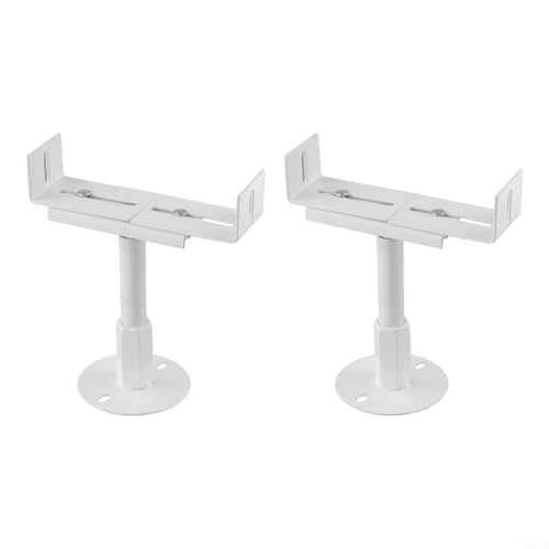Honseadek Aluminium Heizkörper-Bodenhalterung Stützständer Höhenverstellbar Heizkörper-Installations-Hardware, Zentralheizungszubehör zwischen Heizkörper-Montagehalterung (verstellbar 11-16 cm) von Honseadek