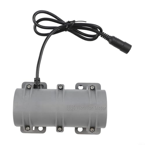 Honseadek DC 24V Vibrationsmotor, 3800 U/min Kunststoff-Industrie-Mini-Motor, doppelte Exzenter-Radvibration, Kohlebürsten-Design, passend für Massagebett, Stuhl von Honseadek