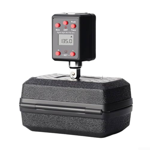 Honseadek Drehmomentschlüssel-Adapter digital für Ratschenwerkzeuge 1/4 3/8 1/2 3/4 Zoll Messung 0 3 6600 Nm Drehmoment, akustische und visuelle Warnungen (10 mm) von Honseadek