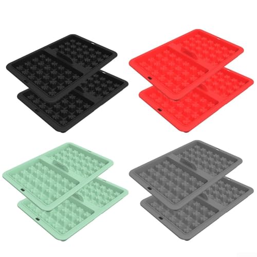 Honseadek Für Waffeleinsatz Heißluftfritteuse Zubehör, kompatibel mit NJ AF300EU/AF400EU/AF451EU/SL400EU/AF500DE, Waffle Air Fryer Zubehör (schwarz) von Honseadek