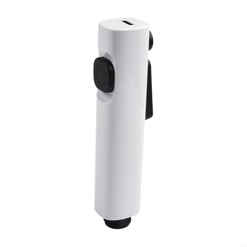 Honseadek Hand-Toiletten-Bidet-Sprühkopf, ABS-Dusch-Shattaf-Aufsatz, ergonomisches Design, G1/2-Anschluss, vielseitig einsetzbar für persönliche Hygiene, Haustierreinigung (weiß) von Honseadek