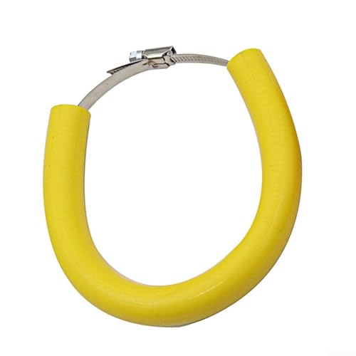 Honseadek Motorrad-Hitzeschild, Auspuff-Schutzabdeckung für 250 cc Motocross-Bikes, entworfen, um Hitze unter der Haube zu minimieren und Verbrennungsverletzungen zu verhindern (gelb) von Honseadek