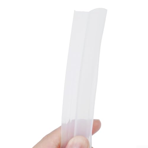 Honseadek Transparente Gummidichtung, Türdichtung, Silikondichtung, Türbodendichtung, Glastüren-Dichtungsstreifen, 2 m Länge, wasserdicht, Anti-Aging-Design (10 mm) von Honseadek