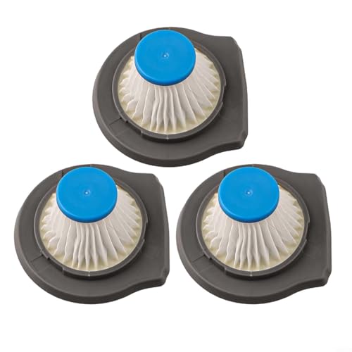 Honseadek Waschbarer Ersatzfilter, für Black & Decker Ersatz-Handstaubsaugerfilter, für HLVC + REVHV8J (3er-Pack) von Honseadek