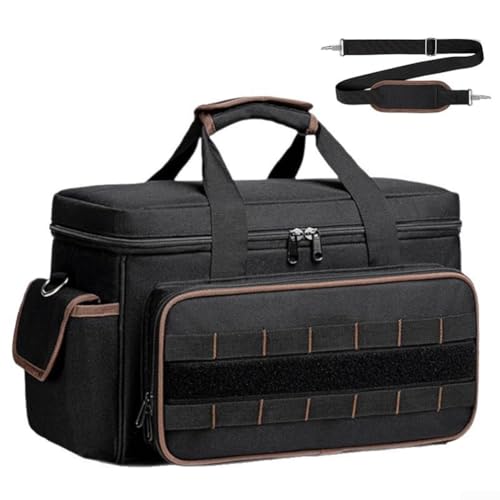 Honseadek Werkzeug-Organizer-Tasche für Männer und Frauen – 43,2 cm große Kapazität mit mehreren Taschen, verstellbarem Schultergurt und breiter Öffnung Honseadek Werkzeug-Organizer-Tasche für Männer und Frauen – 43,2 cm große Kapazität mit mehreren Taschen, verstellbarem Schultergurt und breiter Öffnung von Honseadek