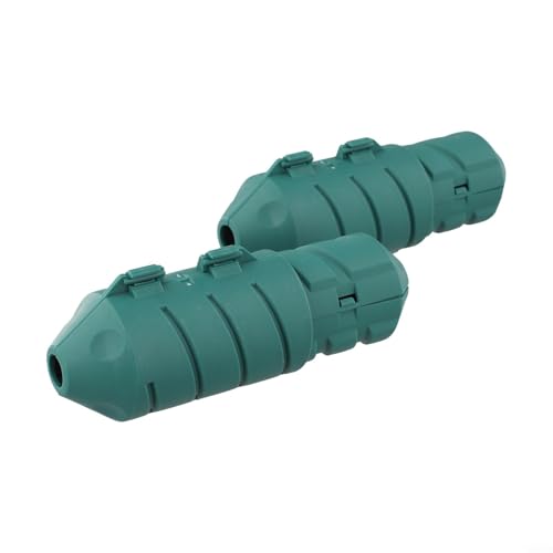 IP55 wasserdichte Anschlussabdeckungen für den Außenbereich, 2 Stück, Verlängerungskabelschutz (grün) von Honseadek