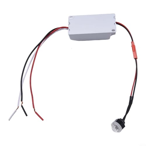 Kompakter Mini-Sensorschalter für den Außenbereich, Lichtsteuerung, photoelektrische automatische Erkennung und automatische Schaltung, unterstützt DC12 V 24 V AC100 260 V regenfestes Design (AC110 von Honseadek