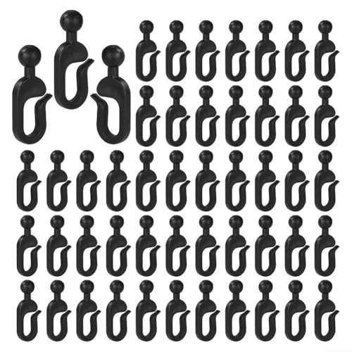 Kunststoffhaken für Pavillon-Vorhang, 50 unsichtbare Design-Haken für verbesserte Outdoor-Dekoration Kunststoffhaken für Pavillon-Vorhang, 50 unsichtbare Design-Haken für verbesserte Outdoor-Dekoration von Honseadek