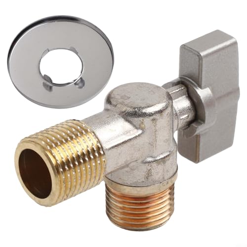 Kupfer-Dreieckventil für hohe Durchflussraten in Heiß- und Kaltwasseranwendungen (B) von Honseadek