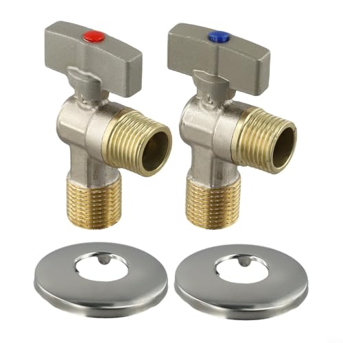 Kupfer-Dreieckventil für hohe Durchflussraten in Heiß- und Kaltwasseranwendungen (C) von Honseadek