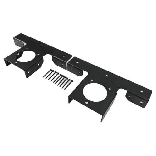 Langlebige Pergola-Ecke für Halterungen, 2 Stück, robuste Metall-T-Halterungen für den Außenbereich und Stabilität von Honseadek