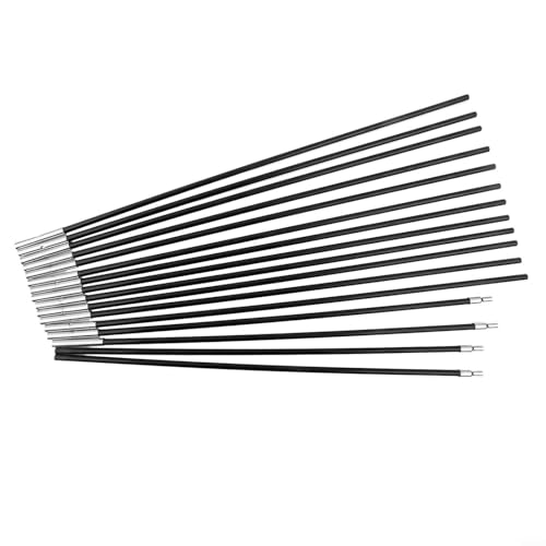 Leichtes Fiberglas-Zeltstangen-Set, mit faltbaren Markisen-Stützstangen, für 1–8 Personen, Outdoor-Camping- und Wander-Zelte, korrosionsbeständiges Design (4,48 m) von Honseadek