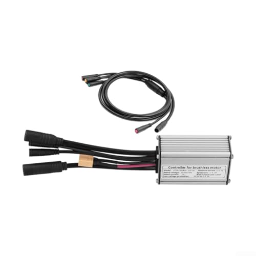 Leistungsstarker bürstenloser 250-W-Controller für 15-A-E-Bike-Systeme mit 1T5-Kabel von Honseadek