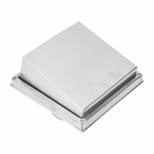 Lüftungsgitter aus 304 Edelstahl zur Wandmontage in Küche, Bad und Büro (125 mm) von Honseadek