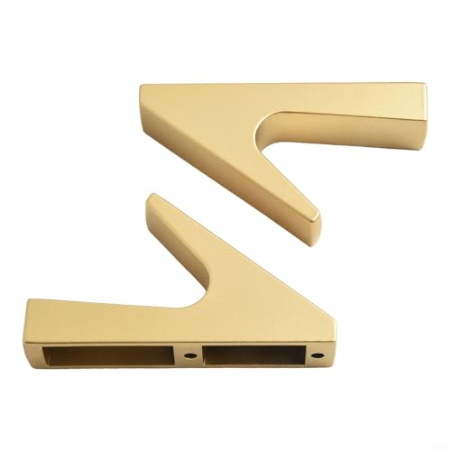Minimalistische Garderobe mit funktionalen Haken, elegantes Design, um jedes Zimmer zu verschönern (Gold) von Honseadek