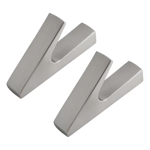 Minimalistische Garderobe mit funktionalen Haken, elegantes Design, um jedes Zimmer zu verschönern (Silber) von Honseadek