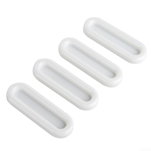 Minimalistische Schubladengriffe aus Glas, 2er Set, perfekt für Schränke und Kleiderschränke von Honseadek