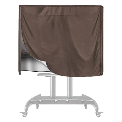 Mobile TV-Abdeckung, wasserdicht und staubdicht, für 114,4 - 152,4 cm große Wagen, robustes Design (Kaffee) von Honseadek