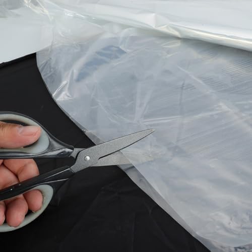 Nachhaltige, transparente Polyethylen-Folie für den Gartengebrauch, fördert optimales Wachstum in Ihrem Außenbereich (4 m x 10 m) von Honseadek