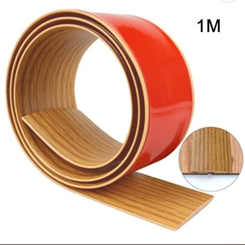 PVC-Teppichkantenstreifen für Bodenbeläge in Heimdekoration, 1 m, Schwarz, 5 cm PVC-Teppichkantenstreifen für Bodenbeläge in Heimdekoration, 1 m, Schwarz, 5 cm von Honseadek