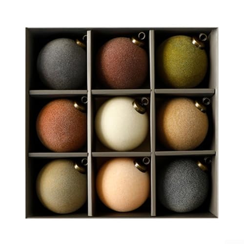 Personalisiertes Weihnachtskugel-Dekorationsset, einfach zu bedienende Plüsch-Ornamente für Winterfeiern (A) von Honseadek