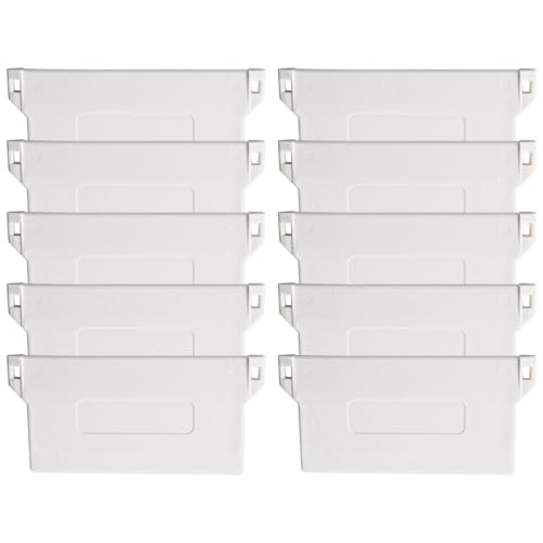 Pflegen Sie Ihre Jalousien mit 10 Ersatz-Lamellen für vertikalen Stil (89 mm) von Honseadek