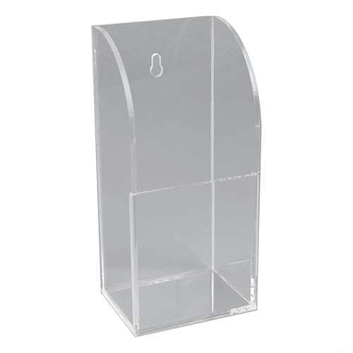Platzsparende Acryl-Wandhalterung für Fernseher und Klimaanlage mit Aufbewahrungsbox für kleine Gegenstände (einzelnes Gitter) von Honseadek