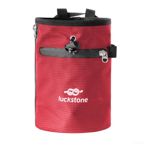 Praktische rutschfeste Kreide-Tasche mit Schnellzug-Design für verbesserte Leistung beim Sport (rot) von Honseadek