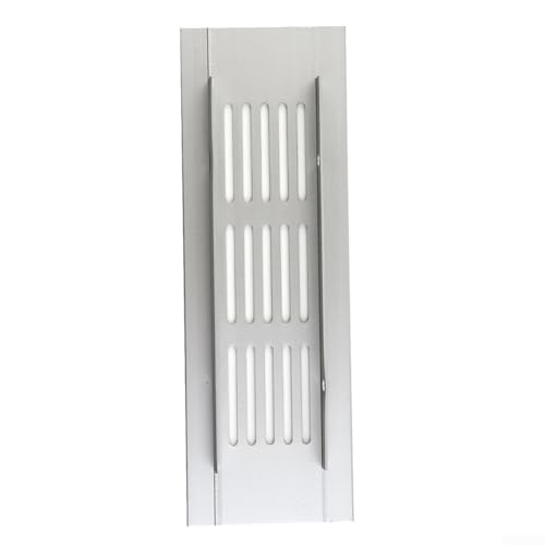 Rechteckige Lüftungsabdeckung aus Aluminium für Schrank und Kleiderschrank mit wasserdichter Legierung (50 x 150 mm) von Honseadek