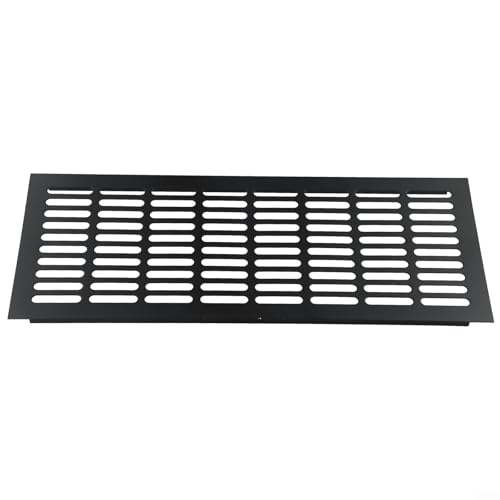 Rechteckiges Lüftungsgitter aus Aluminiumlegierung, Netz, Lüftungsgitterabdeckung für Schränke und Kleiderschränke, Lüftungsabdeckung mit Lamellen (150 x 400 mm) von Honseadek