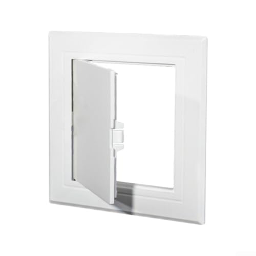 Revisionsklappe Revisionstür Revisionsöffnung Abdeckung für Abzweigdose Deckel ABS Tür Revision Luke Kunststoff Wartungsklappe (200x200mm) von Honseadek