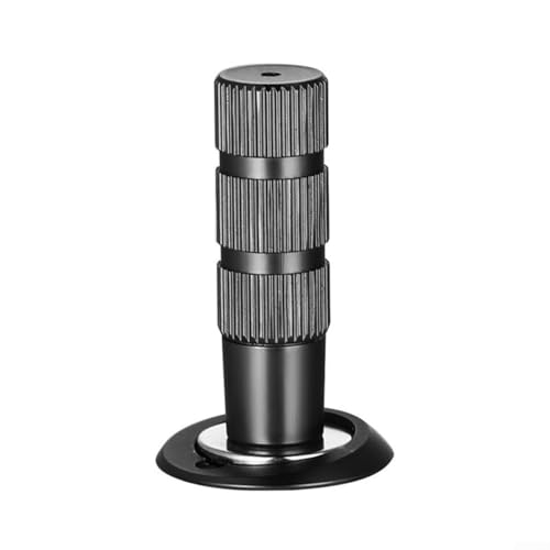 Robuster magnetischer Türhalter, der Türen sicher und leise hält, mit stoßdämpfendem Design, geeignet für Schlafzimmer, Büros und Terrassen (schwarz) von Honseadek