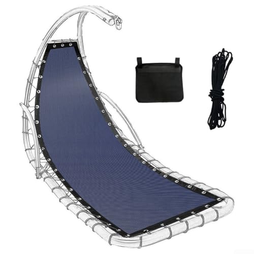 Schaukelstuhl Ersatzstoff passgenau für verschiedene Modelle, Indoor und Outdoor (Navy Blau A) von Honseadek