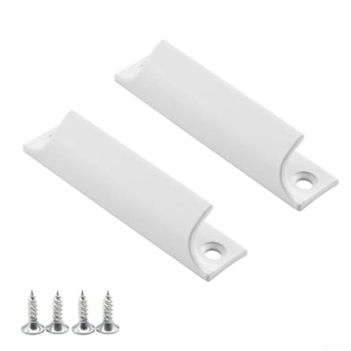 Schiebetürgriffe für Balkone für Fenster, Schränke und Schubladen mit Schrauben aus Aluminiumlegierung für stabile Installation und Funktion (weiß) von Honseadek
