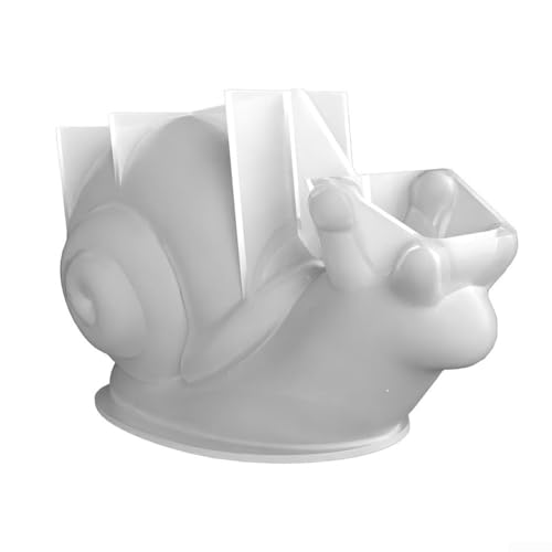 Schnecke aus transparentem Silikon, ideal für einzigartige handgefertigte Kerzenhalter und mehr von Honseadek