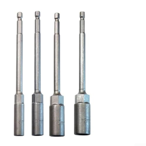Sechskantmutter-Adapter, Steckschlüssel-Verlängerungshülse, 150 mm, für pneumatische, elektrische Schraubendreher und Bohrmaschinen (magnetisch, 18 mm) von Honseadek