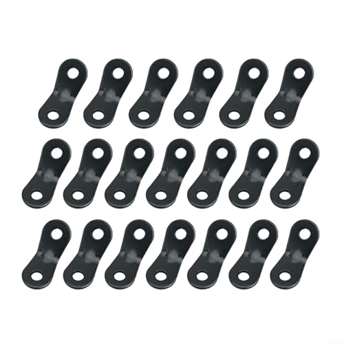 Set mit 20 Seilverstellern aus Aluminiumlegierung für Zelt und Baldachin, Spannschnur, geeignet für den Außenbereich (grau) von Honseadek