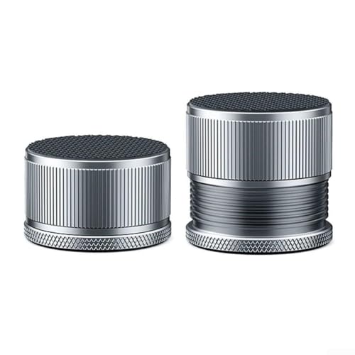 Set mit 24 robusten Betterhöhungen, verstellbare Möbelheber aus Aluminiumlegierung für maximalen Platz (2 Stück grau) von Honseadek