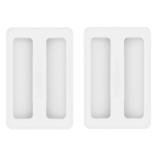 Silikon-Staubschutz für Toaster, kompatibel mit 2 Scheiben-Modellen (weiß), 2 Stück von Honseadek