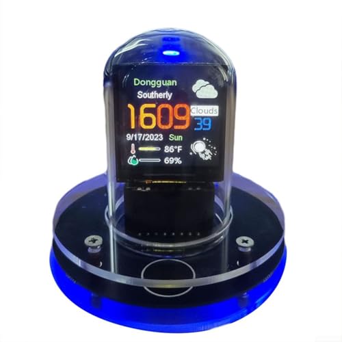 Smart Wifi Network Automatically Updates Digital Computer Nixie Tube Clock WiFi Network Automatic Desktop Decorations, Suitable For Bedroom, Bedside, Desk Smart Wifi Network Automatically Updates Digital Computer Nixie Tube Clock WiFi Network Automatic Desktop Decorations, Suitable For Bedroom, Bedside, Desk von Honseadek