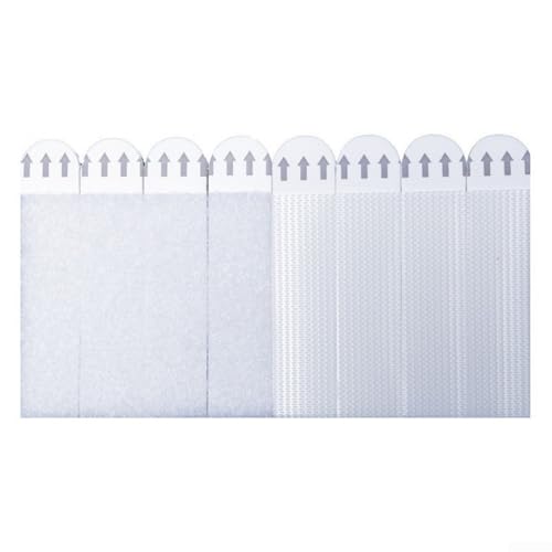 Starke und abnehmbare Haken mit spurlosem Klebeband, einfache Lösung zum Aufhängen Ihrer Lieblings-Bilderrahmen (16 x 70 mm x 12) von Honseadek