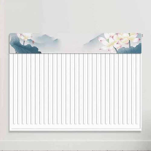 Staubdichte Heizkörperverkleidung mit stilvollem Samtmaterial bietet funktionale und elegante Heimdekoration, geeignet für verschiedene Räume (160 cm) von Honseadek